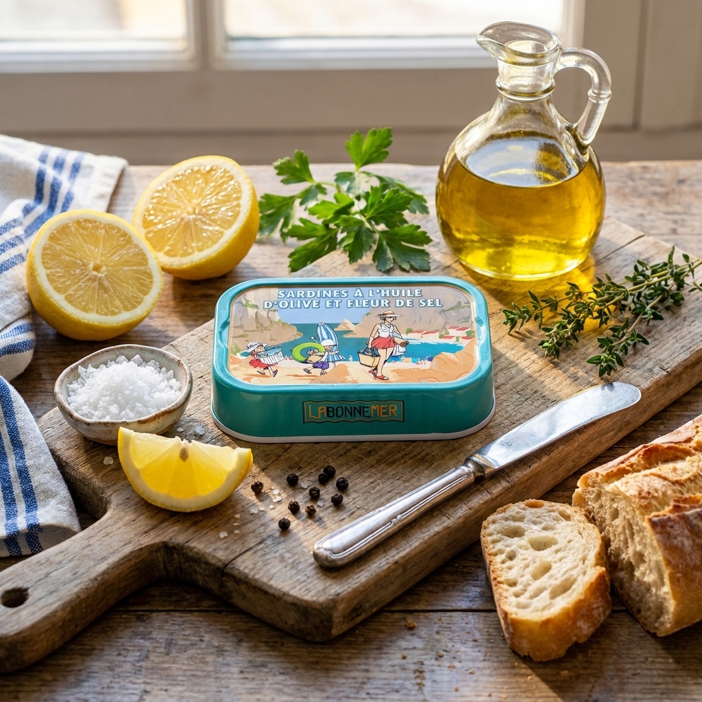 Ferrigno Sardines in Extra Virgin Olive Oil with Fleur de Sel