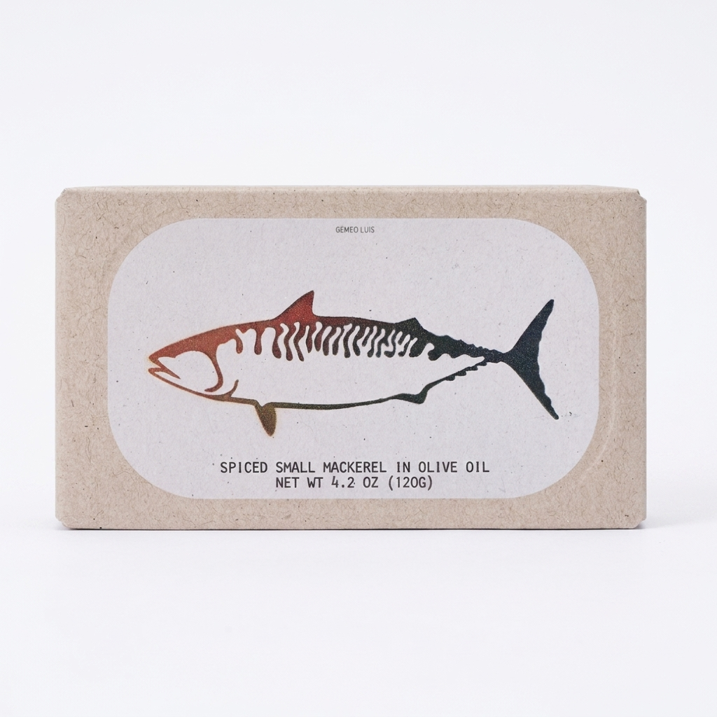 José Gourmet Spiced Small Mackerel in Extra Virgin Olive Oil