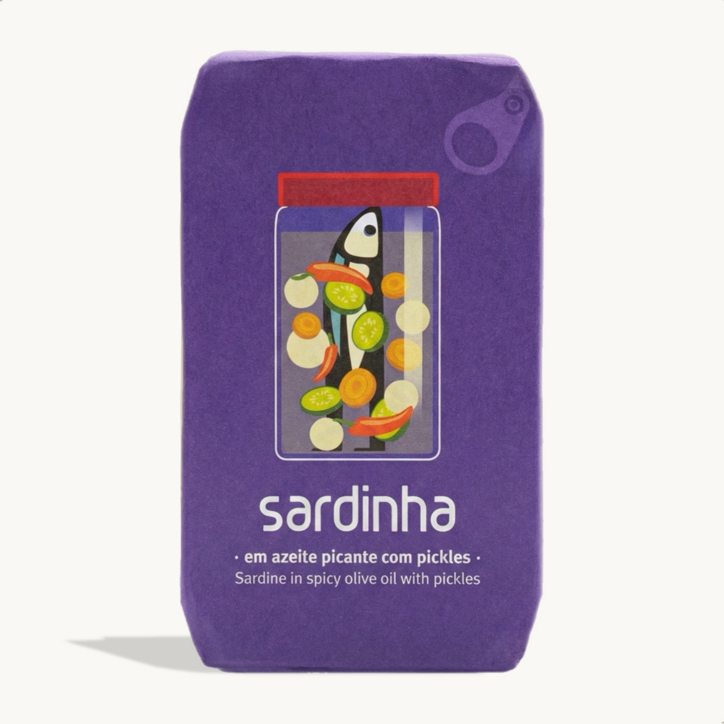 Sardinha Sardine in Spicy Olive Oil with Pickles
