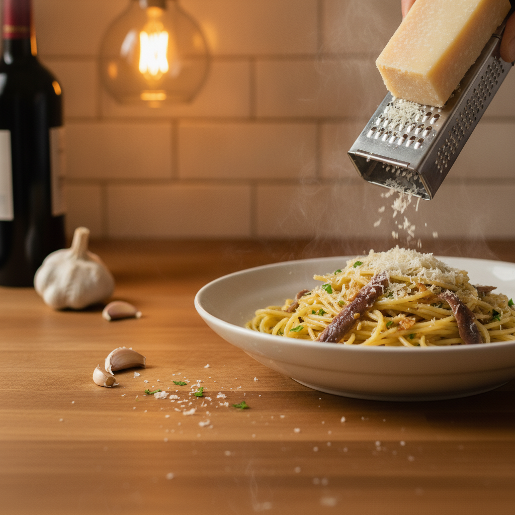 Anchovy Pasta: Three Ways