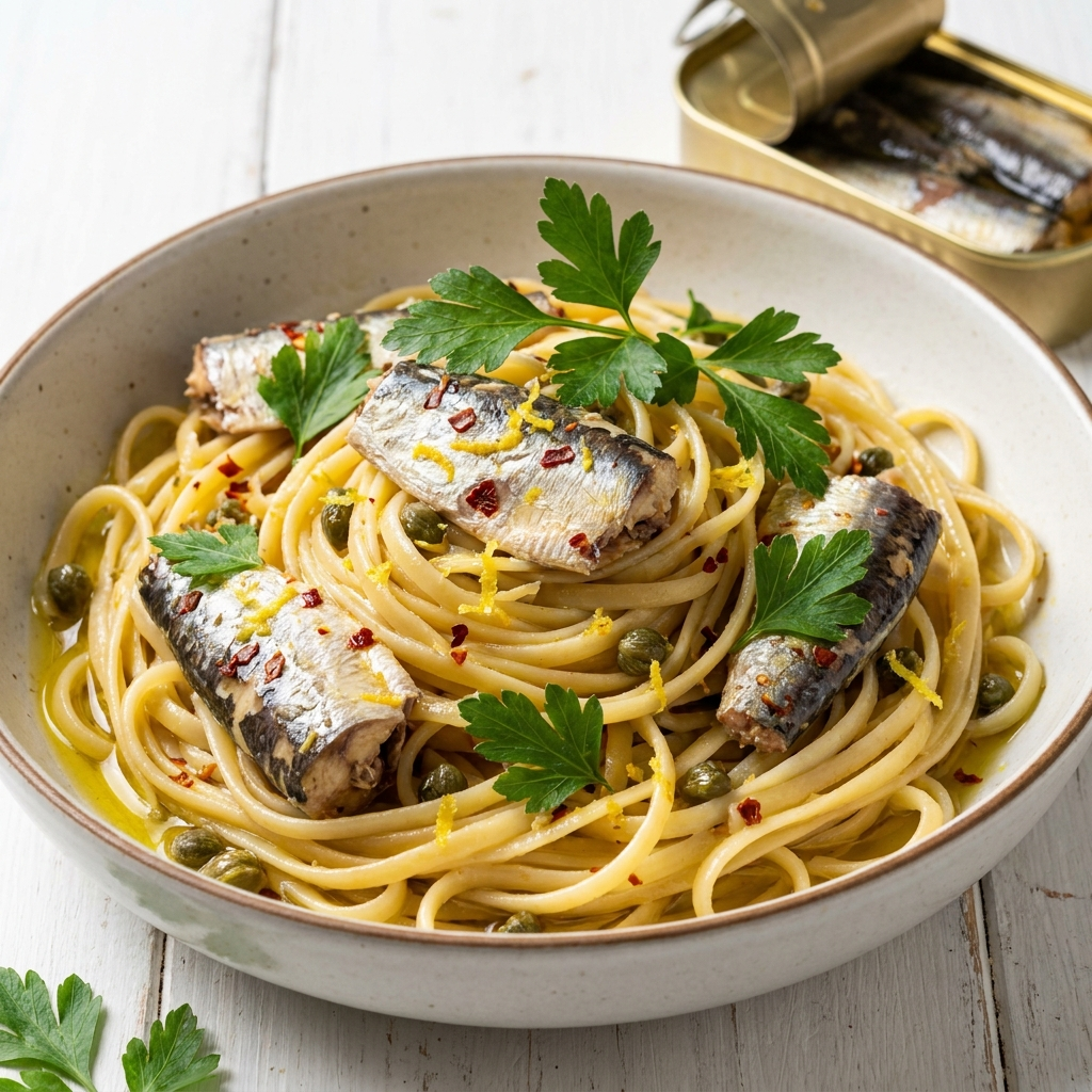 sardine pasta chilli recipe
