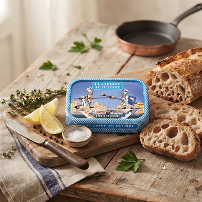 Ferrigno Sardines in Butter with Fleur de Sel