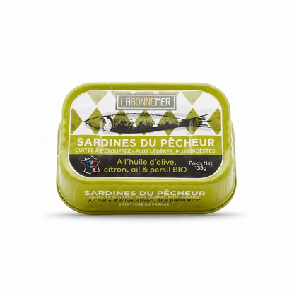 Ferrigno Sardines in Olive Oil with Lemon, Garlic & Parsley 135g