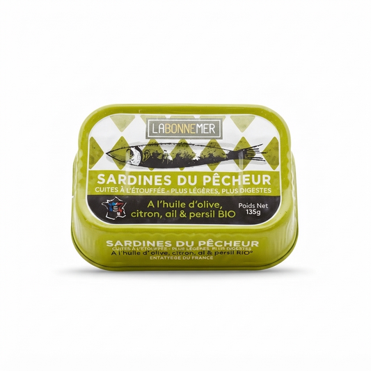 Ferrigno Sardines in Olive Oil with Lemon, Garlic & Parsley 135g