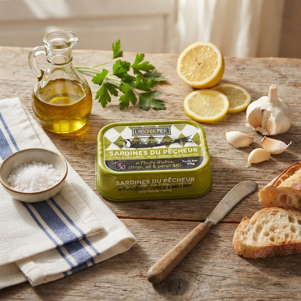 Ferrigno Sardines in Olive Oil with Lemon, Garlic & Parsley 135g