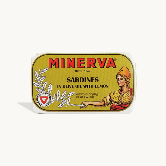 Minerva Sardines in Olive Oil with Lemon