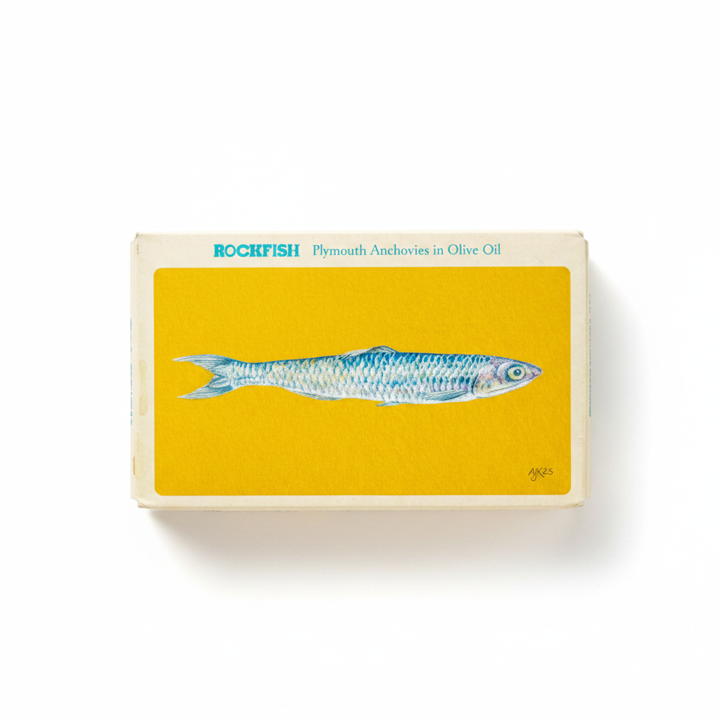 Rockfish Plymouth Anchovies in Olive Oil
